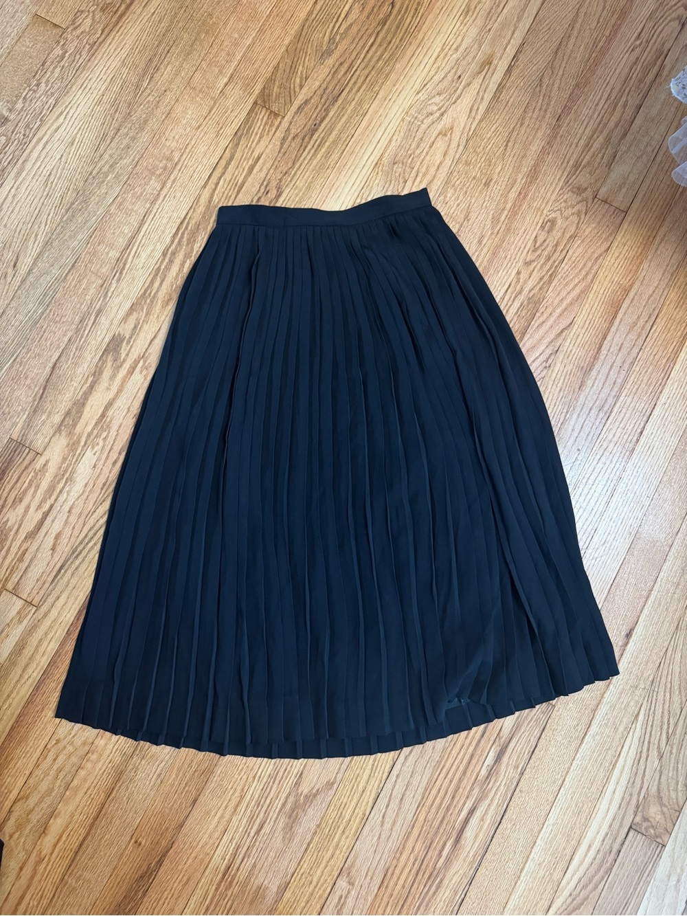 Vintage JH Collectible black pleated skirt